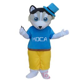 Animal Cartoon Little Wolf Mascot Costume Fursuit Halloween Suit Costumes for Large-scale Stage Events Best Quality