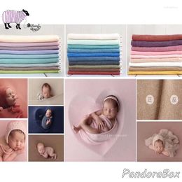 Blankets Born Baby Pography Props Elasticity Backdrops Knit Blanket Fotografia Accessories Kid Fotoshooting Shoot Background