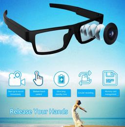 New Unisex Smart Glasses espia camara gafas 1080P spion Kamera Touch Control Shooting Video Recorder for Outdoor DVR Car Driving1227048