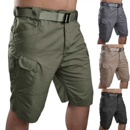 Men's Shorts Mens Shorts Mens Classic Tactical Shorts Upgraded Waterproof Quick Drying LTI Pocket Shorts Outdoor Hunting Fishing Military Goods Shorts d240531