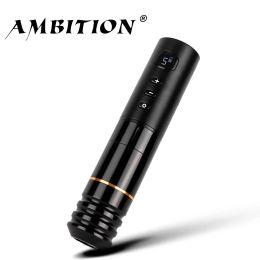 Machine Ambition New Wireless Battery Pen Tattoo Hine Portable Strong Motor Battery Power Professional Makeup Tattoo Equipment