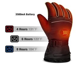 Heated Motorcycle Gloves Winter Warm Motorcycle Moto Heated Gloves Rechargeable Heating Thermal Gloves For Snowmobile 20236338427