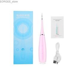 Oral Irrigators Portable electroacoustic dental scale Calculu for removing dental stains Tatar cleaning tool for teeth whitening dental care and oral hygiene Y240