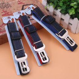 Dog Collars Nylon Seatbelt Cowboy Design Pets Puppy Seat Lead Leash Car Pet Supplies Travel Clip Adjustable Safety Belt