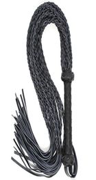 High Quality Sex Long Genuine Leather Whip Flogger Ass Spanking Bondage Slave Bdsm Flirting Toys In Adult Games For Couples3727688