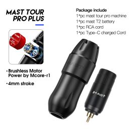 Machine Powerful Mast Tattoo Tour Pro with Battery Set Tattoo Rotary Hine Short Pen Wireless Hine Accessories Power by Mcorer1