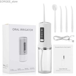 Oral Irrigators Oral irrigator dental sink portable dental sink 3-mode dental cleaner toothbrush oral hygiene cleaning USB charging Y240402