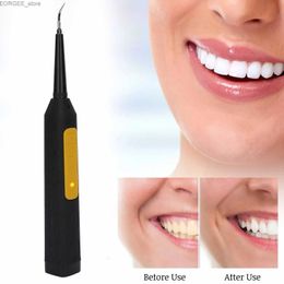 Oral Irrigators Electric dental scale stainless steel head tooth cleaner electric calculus remover portable tooth tartar remover oral care tool Y240402