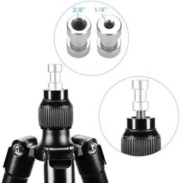 1Set 1/4" and 3/8" Converter Threaded Screws Metal Adapter Mount for Camera/Tripod/Monopod/Ballhead/Light Stand/Shoulder Rig