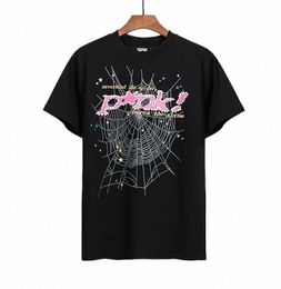 Spider shirt designer men tee shirt mens Tees spider shirt fashion casual Embroidered Pure cotton high quality casual sports