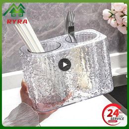 Kitchen Storage Draining Rack Pet Save Space Sanitary Convenient Multifunction Chopstick Drying Utensil Organizer Cooking Tools