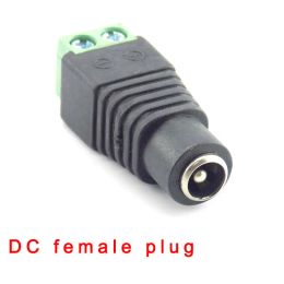 2/5/10pcs 12V DC BNC Male female Connector Coax CAT5 Video Balun Adapter Plug for Led Strip Lights CCTV Camera Accessories D6