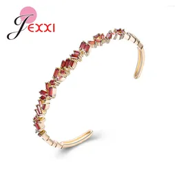 Bangle Generous Irregular Granular Open Bracelet For Women Appointment Jewelry Romantic Girl Lover Birthday Gift Modern Shiny