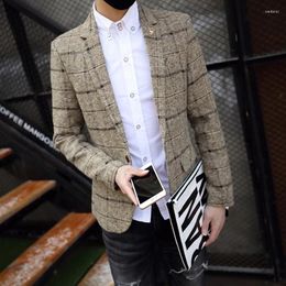 Men's Suits Spring And Autumn Casual Coat Jacket Youth Korean Version Slim-fit Business Leisure Professional Formal Small Suit