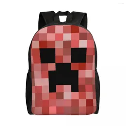 Backpack Cube World For Women Men School College Students Bookbag Fits 15 Inch Laptop Video Game Bags