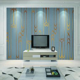 Wallpapers Milofi Custom Large Wallpaper Mural 3d Minimalist Chinese Style Abstract Texture Background