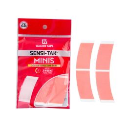 Adhesives Sensi TAK MINIS Double Sided Tapes Tabs Adhesive for Hair System Replacement Toupee Hair Extension Wig Bundles Lace Wigs Toupees