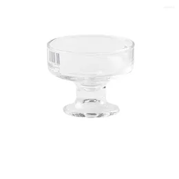 Wine Glasses Ice Cream Cup High Foot Dessert Salad Cold Drink