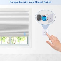 QCSMART ZigBee WiFi Window Roller Shutter Blinds Switch Module Tuya Smart Life App Remote Control Google Home Alexa Automation