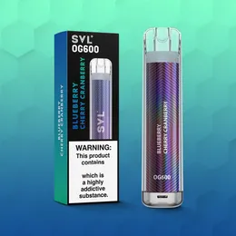 Original TPD SVL OG600 Disposable Vapes bang Crystal vaper desechables Bar 600 Puff 0% 2% 0mg 20mg 2ml Pod Puffs Bar Pen banana pomegranate juice grape shisha UK EU