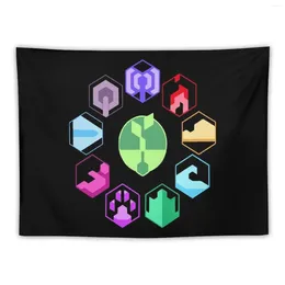 Tapestries All Symbols Art Horizon Zero Dawn Game Tapestry Aesthetics For Room Wallpapers Home Decor Bedroom Organisation And Decoration