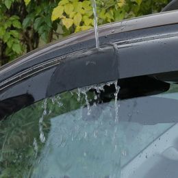 For VOLVO XC70 V70 XC60 XC90 C30 Auto Black Tinted Car Side Window Visor Guard Vent Awnings Shelters Rain Guard Door Ventvisor