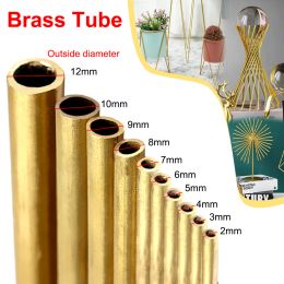 Brass Tube Diameter 2/3/4/5/6/7/8/9/10/11/12/13/14/15mm Length 300mm 0.5mm Round Pipe Tubing Brass Rod Modelmaking Cutting Tool