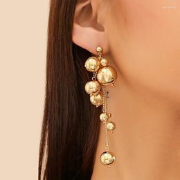 Dangle Earrings Imitation Pearl Long Tassels Drop Hanging Gift