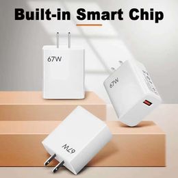 67W USB Fast Charging Head for Xiaomi Mobile Phones