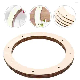 Frames Wooden Wreath Frame Rings For Crafts Metal Supplies Round Loop Forms Flower Wreaths Front Door