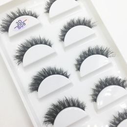 Brushes 16 Style 5 0/250/500 Pairs Thick Eyelashes Natural False Eye Mink Lashes Soft Fake Eyelash Wispy Makeup Faux Cils Maquiagem