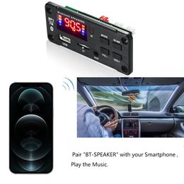 2*25W 50W amplifier Car Audio USB TF FM Radio Module Bluetooth 12V MP3 WMA Decoder Board MP3 Player with Remote Control