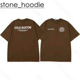 Cole Buxton High Quality Designer Men's T-shirt Summer Loose Cole Buxton T Shirt Men Women Luxury Fashion Classic Slogan Print Top Tee with Cole Tag 4864