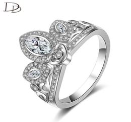 Wedding Rings DODO Gorgeous Queen Crown Design For Women Cubic Zirconia Fashion Jewellery High Quality Princess Anel Dm0688878841