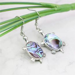 Dangle Earrings 15x28mm Natural Abalone Seashells Sea Shells Drop Alloy For Women Eardrop Girl DIY Fashion Jewellery Making Design