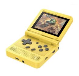 Powkiddy V90 Handheld Game player Flip Open Linux System 64 bit Retro Game Console Built in 2000 Games15883614