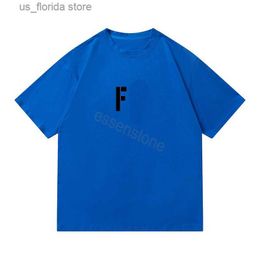 Men's T-Shirts Mens essen t shirt designer shirt women tops design Summer mens ESS tops pullover Short Slve T breathable couple solid color Fears Letter Clothes Y240402