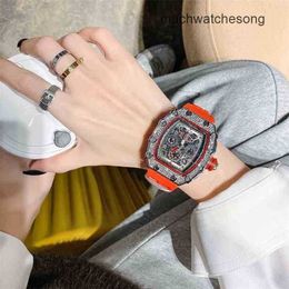 Swiss Luxury Watches Richadmills Mechanical Watch Chronograph Wristwatch Tritium Gas Trend s Official Website Big Dial Top Ten Products Designer Waterproof Wrist