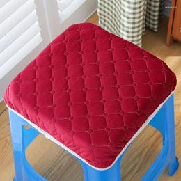 Pillow Modern Simple Style Household Chair Soft Comfortable Thicken Square Stool School El Anti Dirty Cover