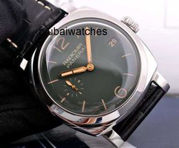 Luxury Mechanical Watches 1940 Manual Mens Watch 47mm Waterproof Full Stainless Steel High Quality