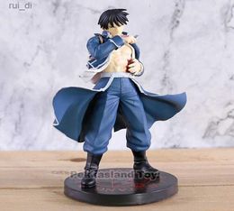 Anime figures Fullmetal Alchemist Roy Edward Elric Roy Mustang Action figure toys Model Doll Toy Gift Q0621 ruidi5770018
