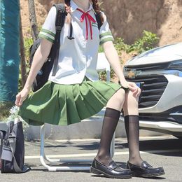 Clothing Sets Japanese Anime Style JK Top College Uniform Short-sleeved Shirt Suit Summer Sailor Outfit Skirt Cosplay