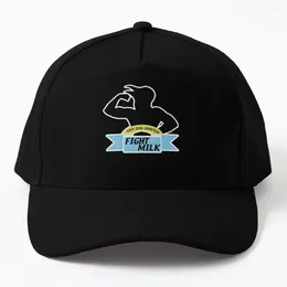 Ball Caps Fight Milk Baseball Cap Summer Hat Party Luxury Man Anime Female Men's