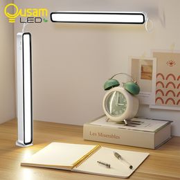 Desk Lamp USB Rechargeable Table Lamp USB LED Desk Lights Portable Dimming Hanging Magnetic Bedroom Night Lamp Reading Lighting