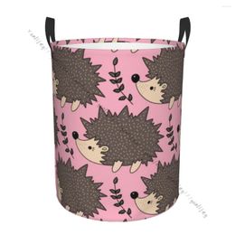 Laundry Bags Bathroom Basket Cute Forest Hedgehogs Folding Dirty Clothes Hamper Bag Home Storage