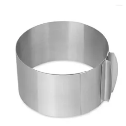 Baking Tools 304Stainless Steel Retractable Cake Mousse Ring Of Mould Can Be Adjustable Size 16-30cm Bakery Decorating