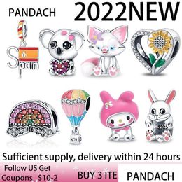 Charms 2022 Fashion K- Animal Series Beads For Bracelet Making Accessories Pendants Women Diy Jewellery Gifts Girl Drop Delivery Dhijw