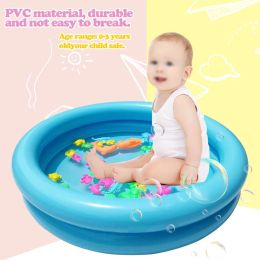 New for 0-3Y Garden Paddling Pool Summer Baby Water Toys Kids Outdoors Sport Inflatable Swimming Pool Round Basin