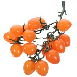 Party Decoration Simulated Cherry Tomatoes Home Decor Fake Adorn Lifelike Fruit Supplies Simulation Ornament