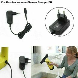 For Karcher Karcher WV 1/2/5/50/55/60/70/75 Glass Vacuum Cleaner Charger EU Plug Regulations Window Vac Plug Battery Charger